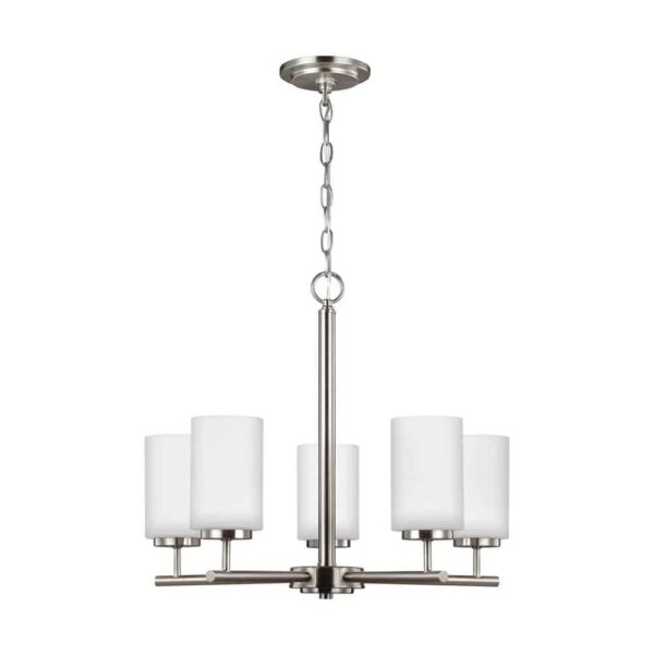 31161-962 Oslo Collection 5-Light Chandelier in Nickel