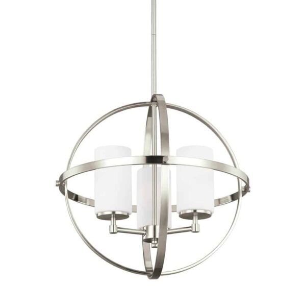 3124603-962 Alturas Collection 3-Light Chandelier in Nickel