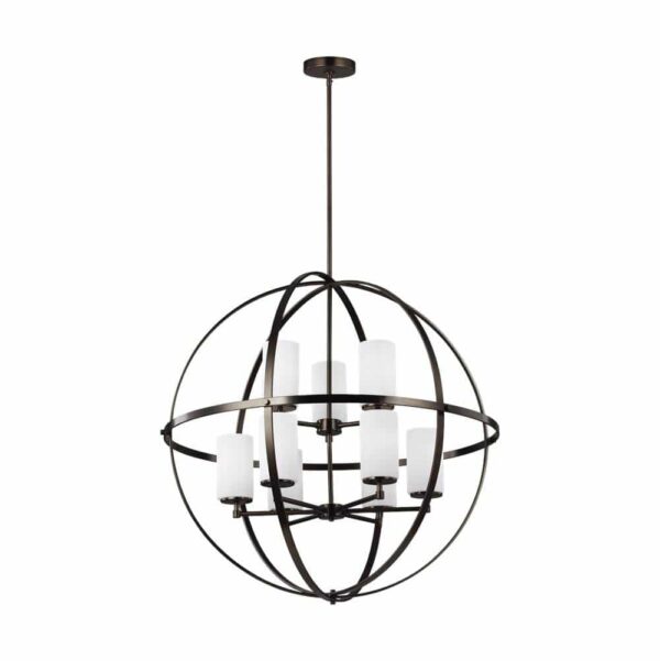 3124609-778 Alturas Collection 2-Tier/9-Light Chandelier in Bronze