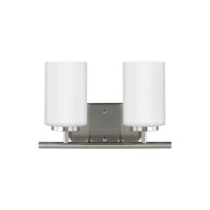 41161-962 Oslo Collection 2-Light Wall/Bath in Nickel