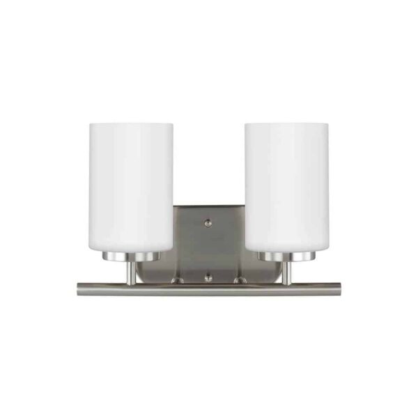 41161-962 Oslo Collection 2-Light Wall/Bath in Nickel