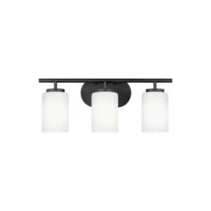 41162-112 Oslo Collection 3-Light Wall/Bath in Midnight Black
