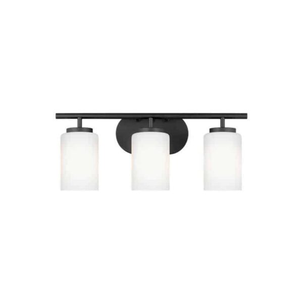 41162-112 Oslo Collection 3-Light Wall/Bath in Midnight Black