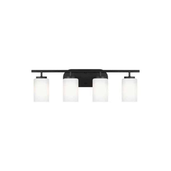 41163-112 Oslo Collection 4-Light Wall/Bath in Midnight Black