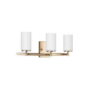 4424603-848 Alturas Collection 3-Light Wall/Bath in Satin Brass