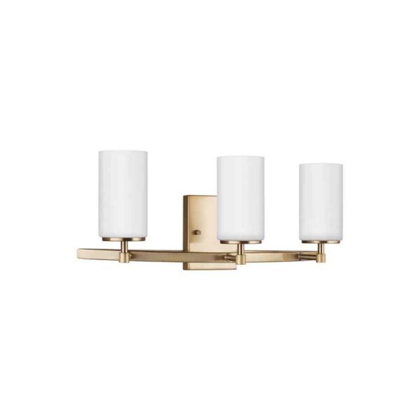 4424603-848 Alturas Collection 3-Light Wall/Bath in Satin Brass