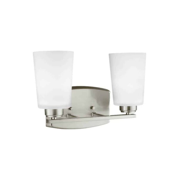 4428902-962 Franport Collection 2-Light Wall/Bath in Nickel