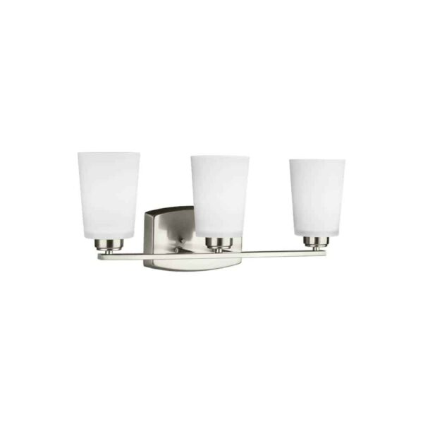 4428903-962 Franport Collection 3-Light Wall/Bath in Nickel