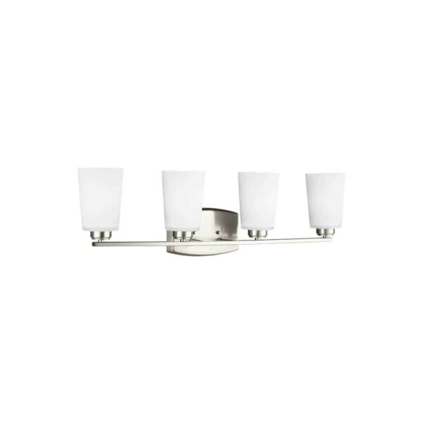 4428904-962 Franport Collection 4-Light Wall/Bath in Nickel