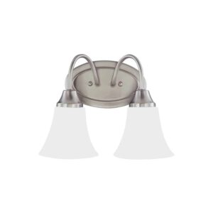 44806-962 Seagull Lighting Brushed Nickel-Standard Bath Vanity Light