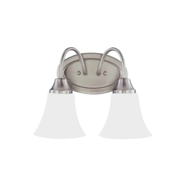 44806-962 Seagull Lighting Brushed Nickel-Standard Bath Vanity Light