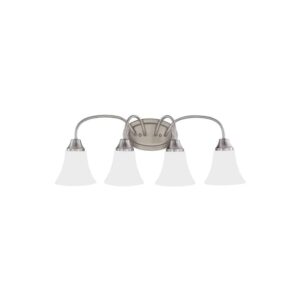 44808-962 Seagull Lighting Brushed Nickel-Optional Bath Vanity Light