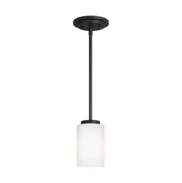 61160-112 Oslo Collection 1-Light Mini Pendant in Midnight Black