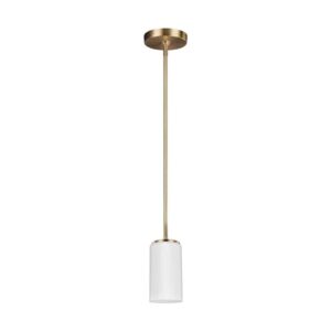 6124601-848 Alturas Collection 1-Light Mini Pendant in Satin Brass