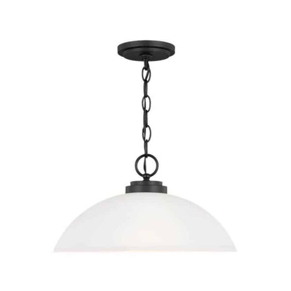 65160-112 Oslo Collection 1-Light Pendant in Midnight Black