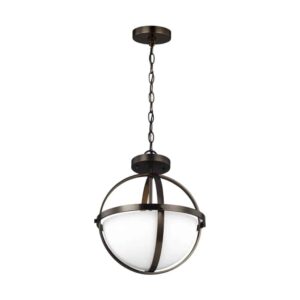 7724602-778 Alturas Collection 2-Light Semi-Flush Convertible Pendant in Bronze