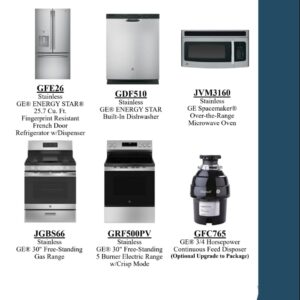 GE Stainless Appliance Package