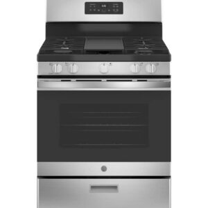 GE Stainless 30" Free-Standing Gas Range-JGBS66