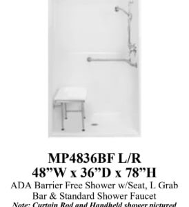 Clarion Bath Fixture MP4836BF L/R