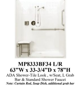 Clarion Bath Fixture MP8333BF34 L/R