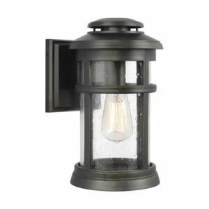 OL14301ANBZ Newport Collection 7-1/2" W x 13" H Antique Bronze Small Exterior Light (made to withstand the harshest environmental conditions)