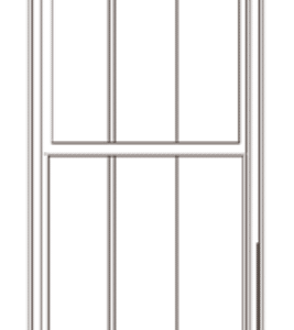 Plygem Pro Series Classic Double Hung Window Three over Three