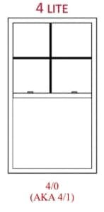 Harvey Slimline Window GBG 4 Lite