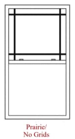 Harvey Slimline Window GBG Prairie/No Grids