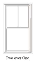 Plygem Pro Series Classic Double Hung Window Two over One