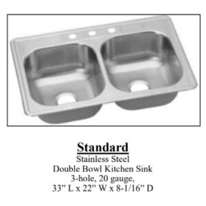 Stainless Steel Kitchen Sink Standard