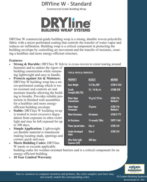 DRYline Building Wrap - Image 2