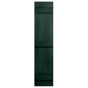 Shutters Board & Batten Closed 4-Panel Pine