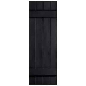 Shutters Board & Batten Closed 4-Panel Royal