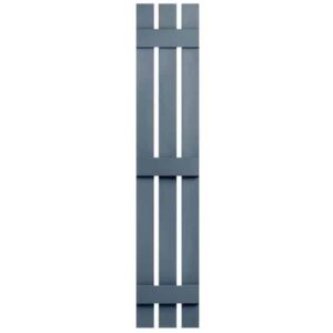Shutters Board and Batten 3-Panel Blue