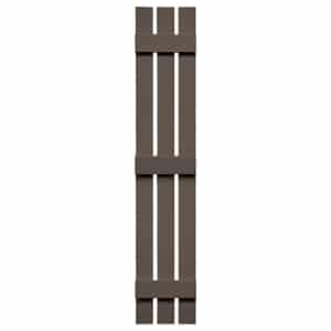 Shutters Board and Batten 3-Panel Brown