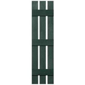 Shutters Board and Batten 3-Panel Green