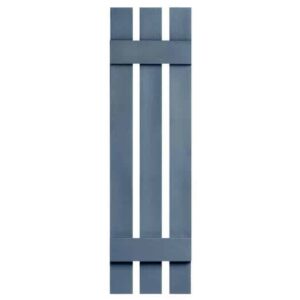 Shutters Board and Batten 3-Panel Indigo Blue