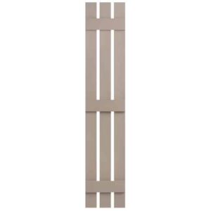 Shutters Board and Batten 3-Panel Sandstone