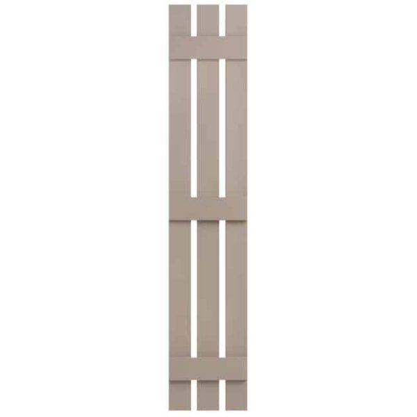 Shutters Board and Batten 3-Panel Sandstone