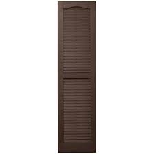 Shutters Louvered Brown