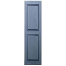 Shutters Raised Panel Blue