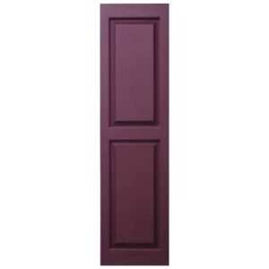 Shutters Raised Panel Bordeaux