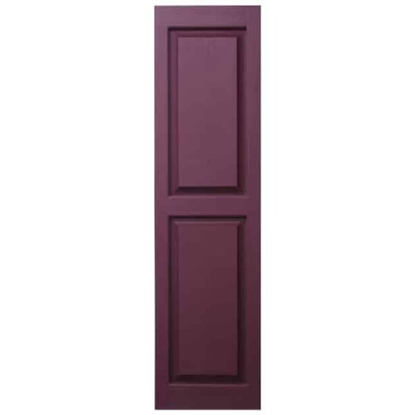Shutters Raised Panel Bordeaux