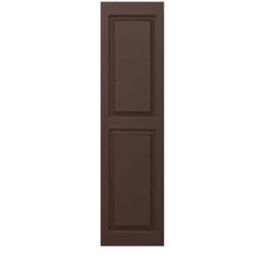 Shutters Raised Panel Brown
