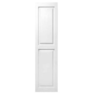 Shutters Raised Panel White