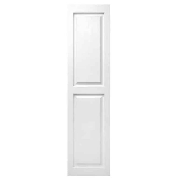 Shutters Raised Panel White