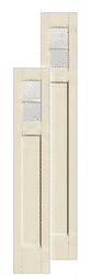 ThermaTru Smooth Star S4812SL Craftsman (recessed panel) Side Lite