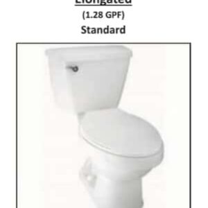 Mansfield Water Closets - Elongated Standard