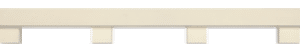 ThermaTru Smooth Star 4-Block Dentil Shelf for Craftsman Style Doors