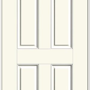 ThermaTru-S296 Smooth Star 2-Lite 4-Panel Flush